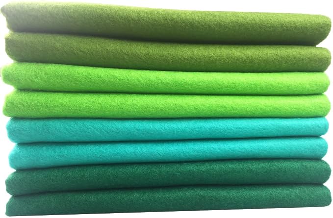 4pcs Thick 1.4mm Soft Felt Fabric Sheet Assorted Color Felt Pack DIY Craft - Image 5