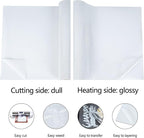 guangyintong Glitter White Heat Transfer Vinyl HTV Rolls - Image 4