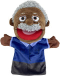 Family Hand Puppets for Kids, Includes Grandpa, Son by LOMTRATS