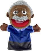 Family Hand Puppets for Kids, Includes Grandpa, Son by LOMTRATS