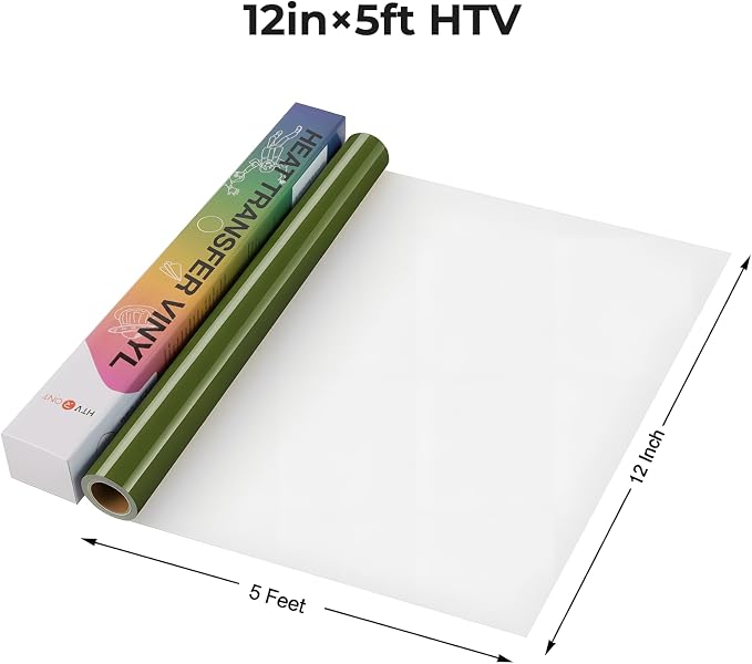 HTVRONT HTV Vinyl Rolls Heat Transfer Vinyl - Image 7