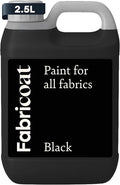 Fabricoat Black Fabric Upholstery Paint & Dye | 2500ml / 85 fl oz | Restore or by Fabricoat