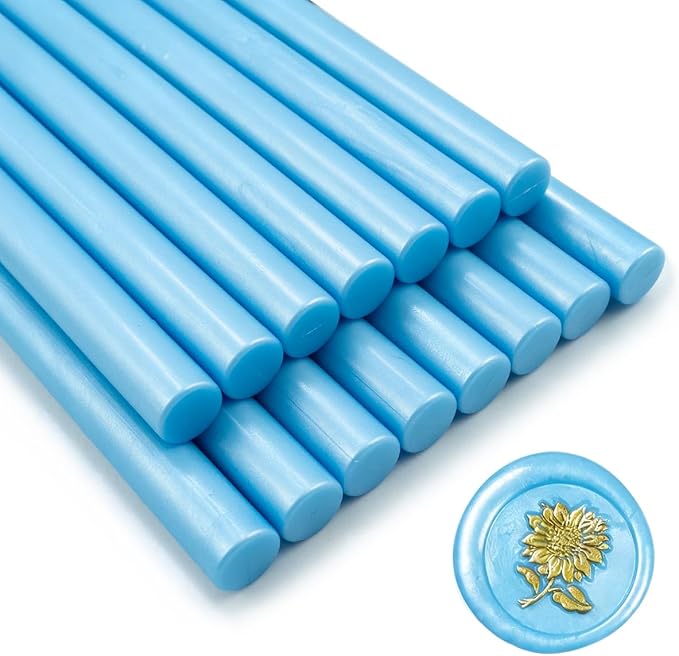 Wax Seal Stick, 15 Pieces Glue Gun Wax Seal Sticks by Zifospy