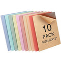 Macaron Pastel Acrylic Sheets 12x12-10 Pcs 1/8 Inch Thick, Dual Finish Matte & by DAMOYE