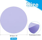 PATIKIL 6inch Circle Card Stock, Light Purple - Image 2