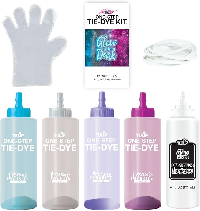 Tulip Glow in The Dark Cosmic Galaxy 4-Color Tie-Dye Kit - Image 3
