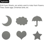 MECCANIXITY EVA Foam Sheets Grey 19.7 Inch x 19.7 Inch 1mm Thick Crafts Foam - Image 6