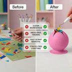 iVyne Berry Suctioned Vinyl Weeding Scrap Collector | Versatile Multi-Surface - Image 2