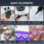 300g UV Resin, Crystal Clear, Hard UV Curing epoxy Resin, Upgraded Formula - Image 6