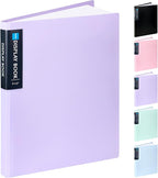 Sooez Art Portfolios 9"x12", 40 Pockets Large Portfolio Folder Display 80 Pages by Sooez
