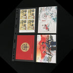 MUDOR 20 Sheets Stamp Pages for Collection Album Binder Book, 4 Girds | 160 - Image 2