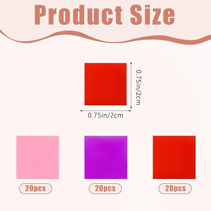 FEBSNOW 60 Piece Diamond Art Wax Pads Diamond Art Painting Glue Clay | Diamond - Image 2