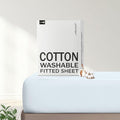 FreshCulture Pure Cotton Fitted Sheets Full Size, 300 Thread Count Percale by FreshCulture