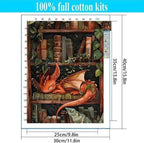 Dragon Stamped Cross Stitch Kits - Image 2