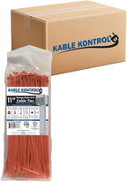 Kable Kontrol Orange Zip Ties 11 Inch 8, 50 Lbs Tensile Strength, Bulk Pack by KABLEKONTROL%C2%AE
