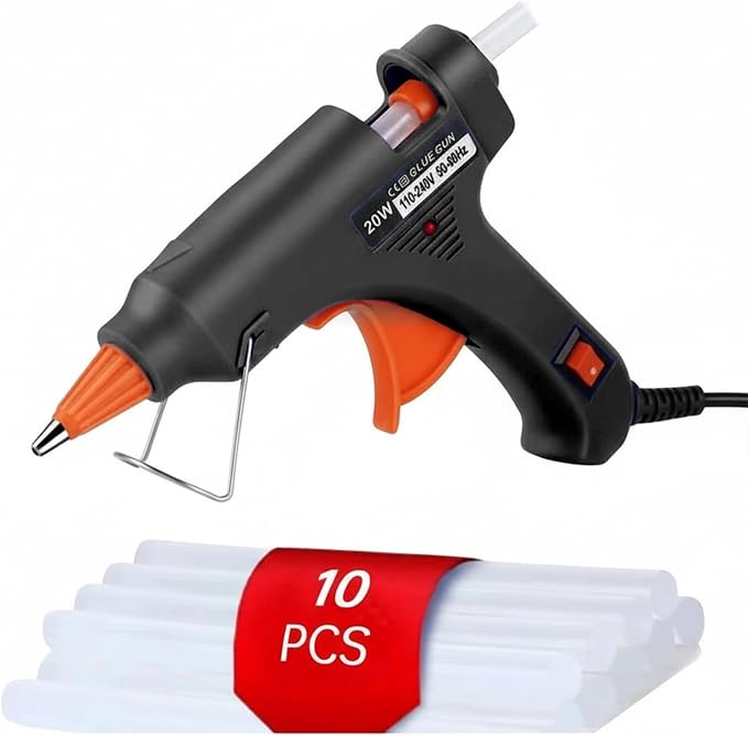 Mini Hot Glue Gun 10pcs Glue Stick Hot Glue Gun Set by ZFYOUNG