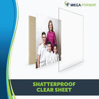 Clear Acrylic Sheets, 8.5" x 11", 0.02 Inch Transparent Thin Plastic Sheets - Image 2