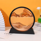 Arthink Moving Sand Art Picture in Motion Round Glass 3D Deep Sea Landscape - Image 5