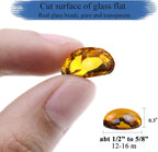 KINGOU 100 pcs Flat Glass Marbles, Replacement Mancala Stones 0.6 LB Mixed - Image 2