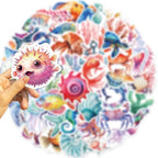 50PCS Colorful Ocean Animal Stickers Waterproof Vinyl Marine Life Sticker Pack - Image 3