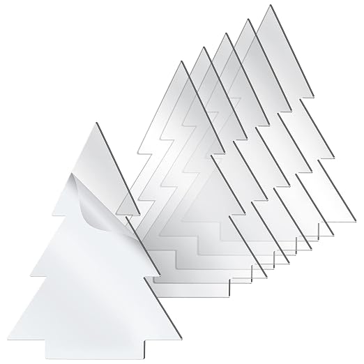 6 Pieces 2 mm Acrylic Sheet Transparent LED Film by Tenare