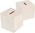 Fun Express DIY Unfinished Wood Block Piggy Bank by FunExpress