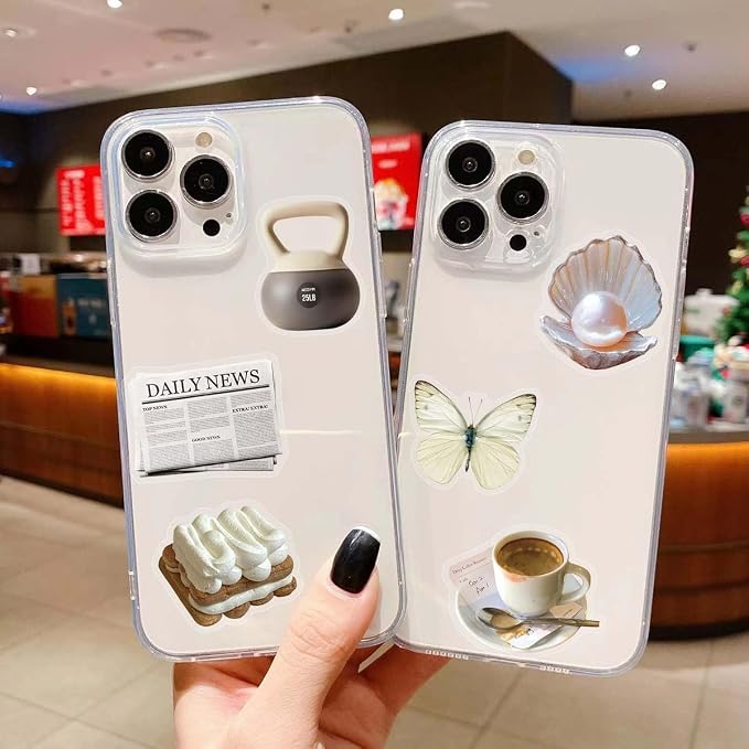 60 Pcs Luxury Ins Style Transparent Stickers - Image 4