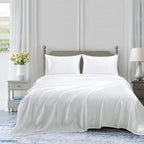 Homiest White Satin Flat Sheet - Image 5