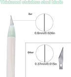 KINGFINGER Precision Craft Knife Set, 7-Piece Hobby Knife Kit - Image 3