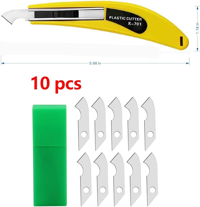 Professional Acrylic Plexiglass Sheet Cutter Scoring Knife Tool, - Image 2