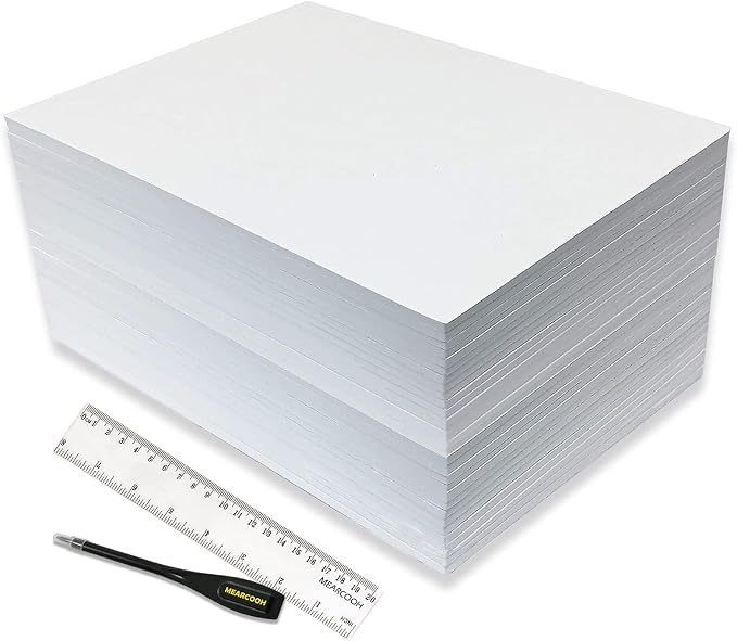 MEARCOOH White Foam Sheets Crafts, 30 Pack, 9 x 12 Inch, 2mm Thick. Premium Eva by MEARCOOH