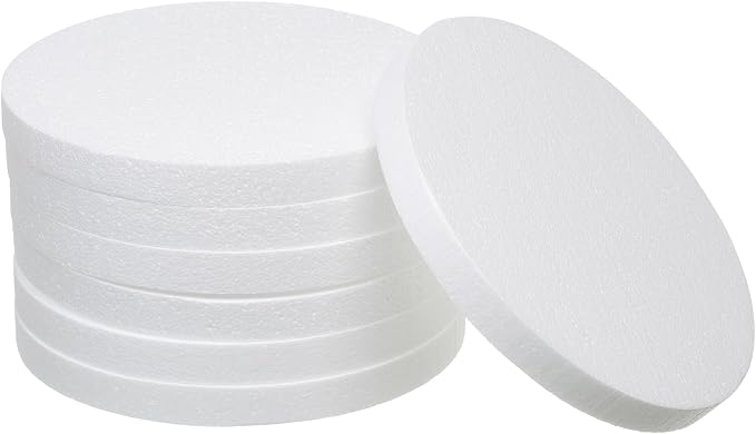 Crafare 10x1in Round Foam Circles by Crafare