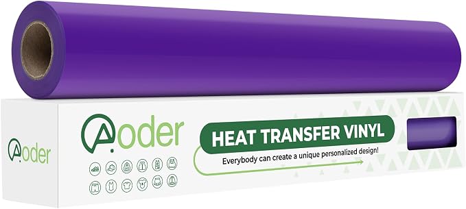 Aoder Dark Purple Heat Transfer Vinyl by AoderDTFTransferFilm