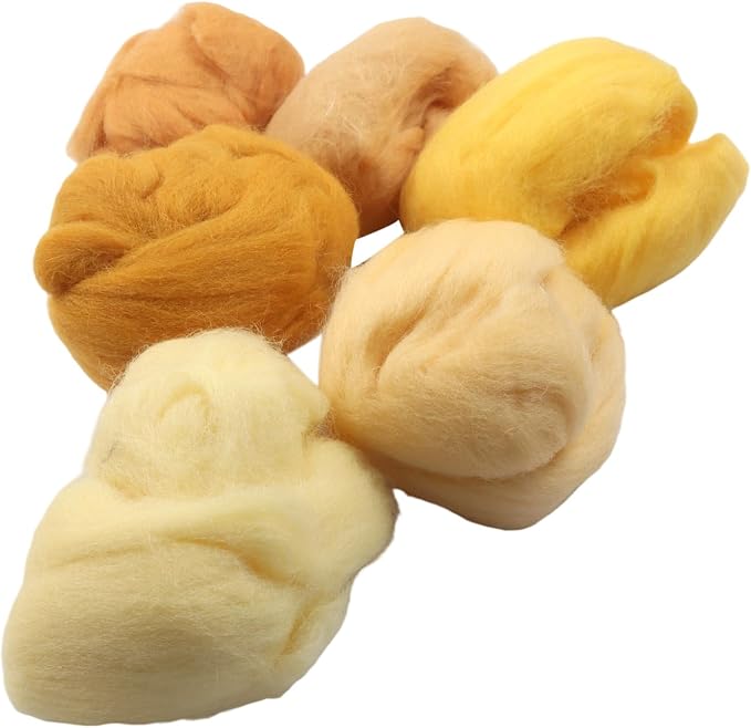 Verkelly Needle Felting Wool Set, 8 Colors | 10g Each Pack, 2.8 Oz Total - Image 5