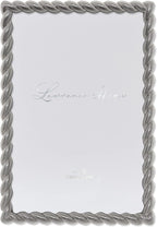 Lawrence Frames Metal Frame, Rope Design, Brushed Nickel by LawrenceFrames