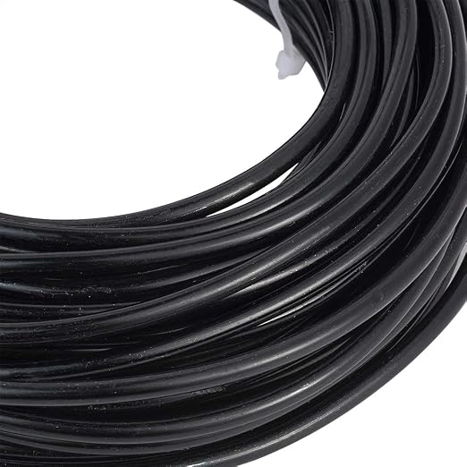 Fashewelry 52 Feet 4mm Black Aluminum Wire Bendable Metal Craft Wire - Image 2