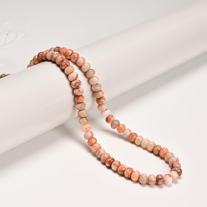 ICAI 4x6mm Natural Rondelle Beads – Loose Gemstone Spacers - Image 3