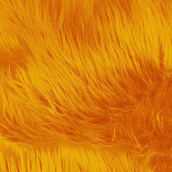 Faux Fake Fur Long Pile Luxury Shaggy/Craft, Decorations / 60" Wide/Sold by The by FabricEmpire