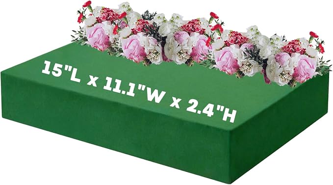 Prashent 1 Pcs Large Floral Foam Blocks, Wet & Dry Green Foam by Prashent