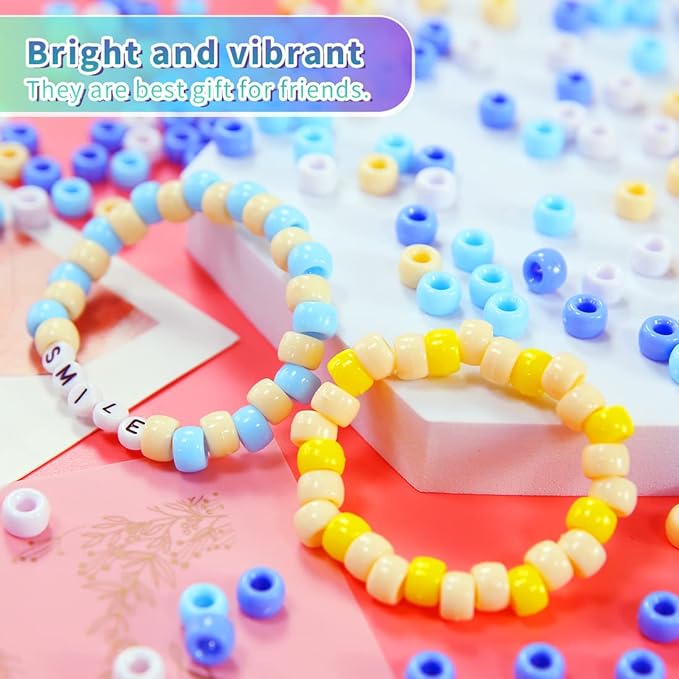 Iooleem Pony Beads, Beads for Jewelry Making, Beading Supplies, Arts & Crafts - Image 4