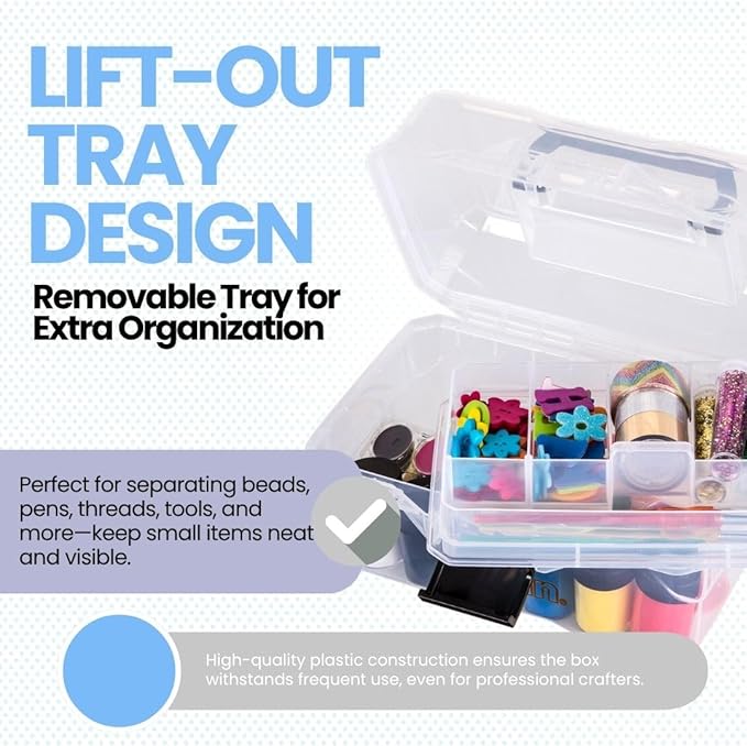 ArtBin 6890AG Small Project Box, Portable Art & Craft Organizer - Image 4