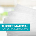 100 Pack Foam Wrap Sheets for Packing Storage Shipping Moving Supplies - Image 3