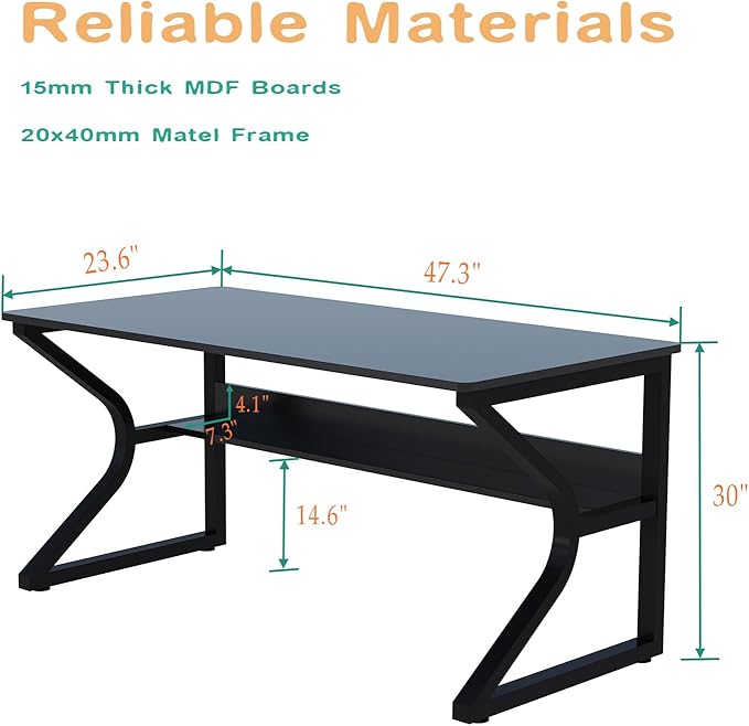 OSCHF 47.3-Inch Writing Desk - Image 2