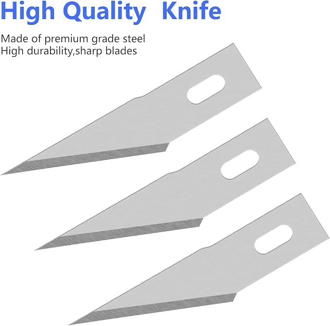 Jetmore 100 Pack Craft Hobby Blades #2 Craft Knife Blades Refill Hobby Knife - Image 4