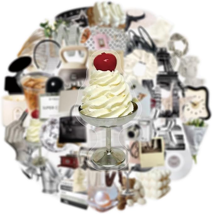 60 Pcs Luxury Ins Style Transparent Stickers - Image 7