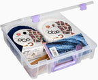 ArtBin 6955JS Super Satchel Compartment Box Clear Craft Organizer Storage Case - Image 2