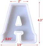 4 inch 26 Pack English Letter Silicone Mold - Image 4