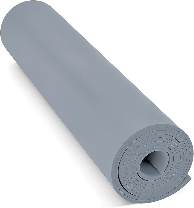 Do²ping Gray Eva Foam Sheets Roll, 3mm EVA Craft Foam 49''x13.9'' High Density by Do%C2%B2ping