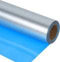 Guangyintong Shiny Silver HTV Roll, 12x12ft PU Stretchy Iron-on Vinyl by guangyintong