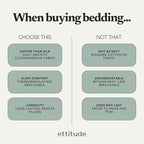 ettitude 100% Lyocell Organic King Pillowcase Set – Silky, Breathable, - Image 8
